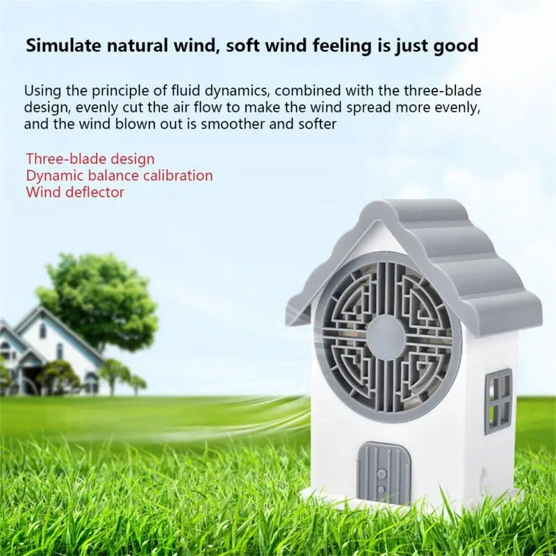 MINI RECHARGEABLE HOUSE FAN a?? PORTABLE & POWERFUL