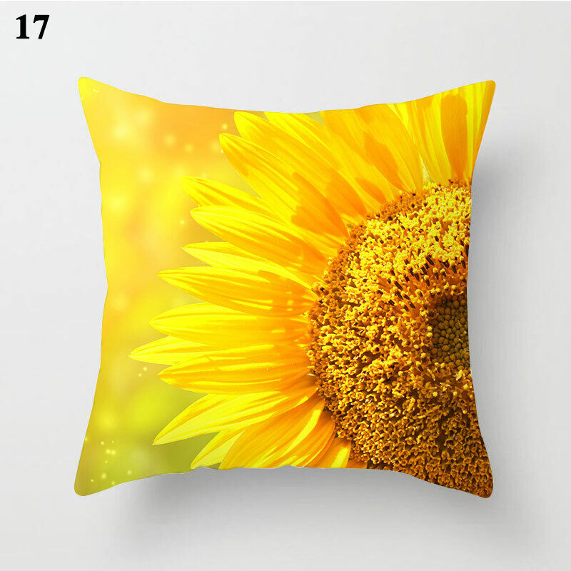 18 Cushion Cover Pillow Case Home Sofa Decor Pillowslip Waist Pillow Cover Soft