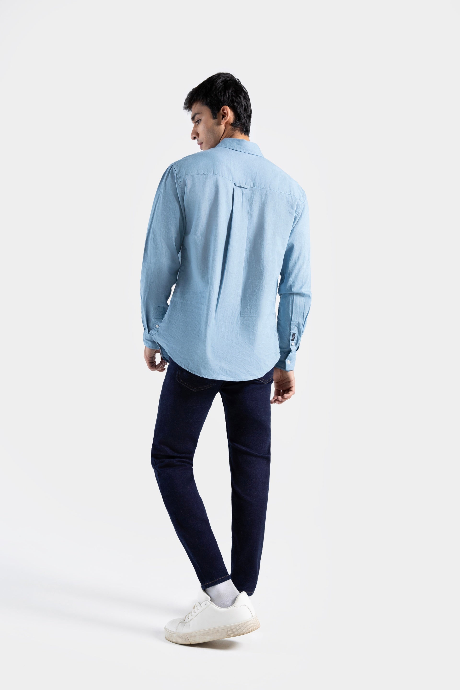 Basic Linen Blend Shirt