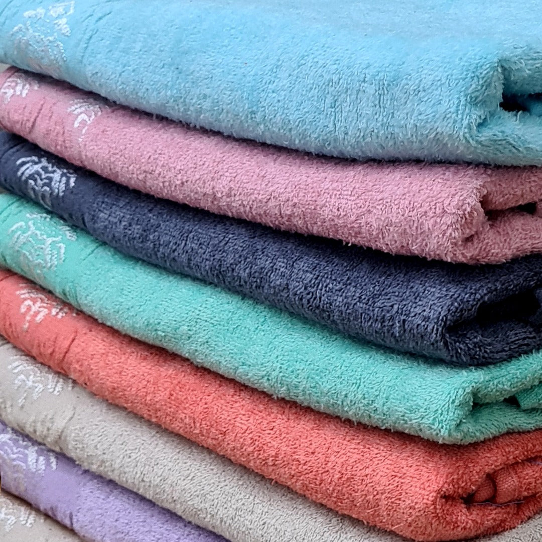 Colorful Big Cotton Towels