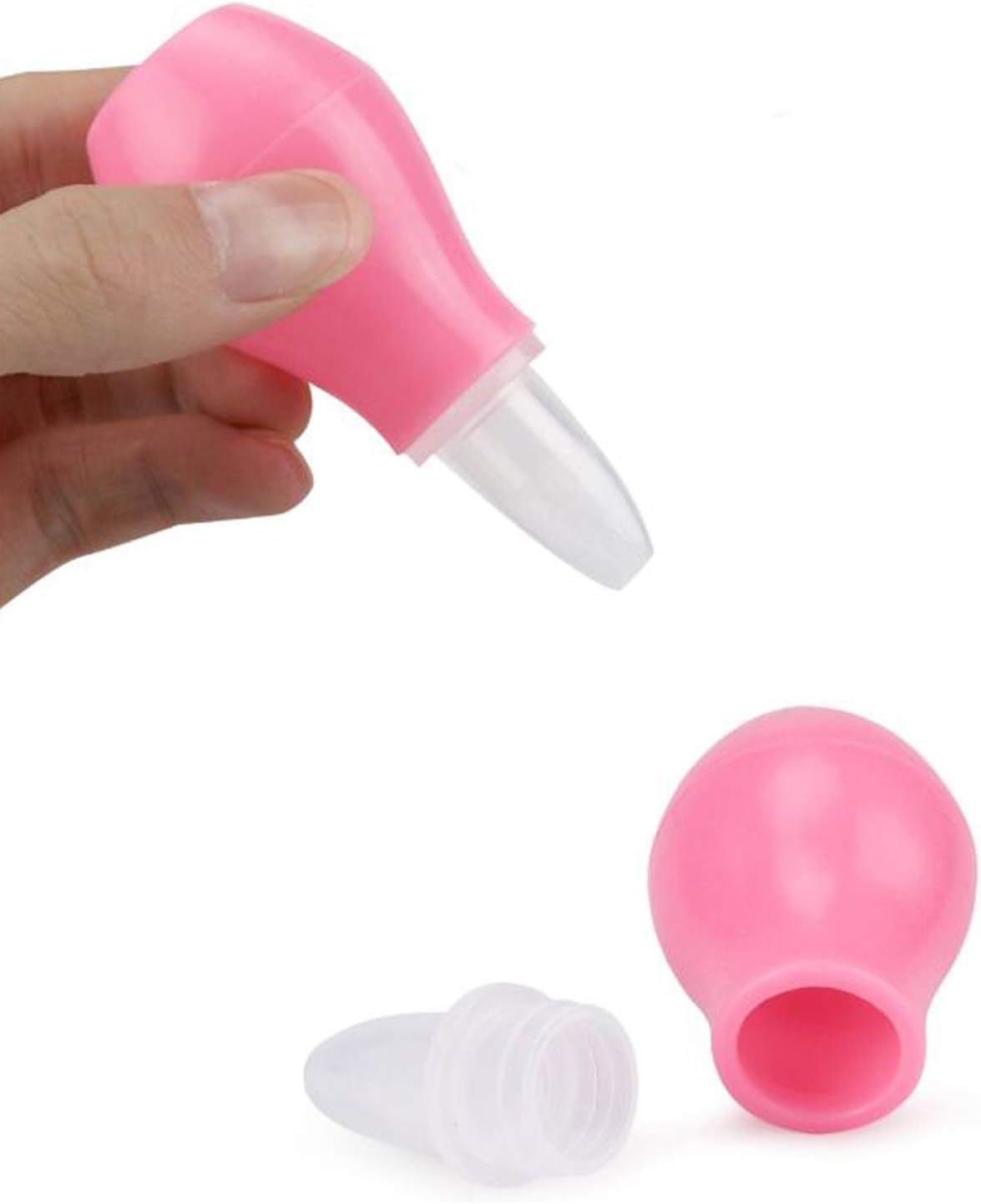 Silicone Baby Nasal Aspirator. Vacuum Sucker. Instant Relief From Blocked Baby Nose Cleaner