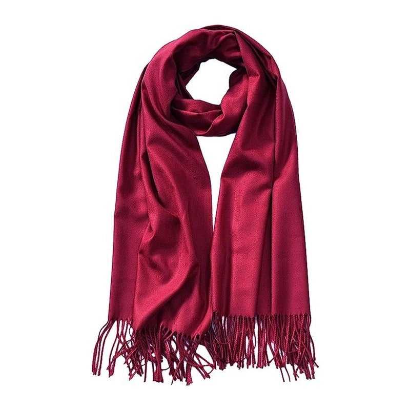 Double-sided Cashmere-like Autumn And Winter Couple Mid-length Warm  Sweet Women's Scarf Shawl