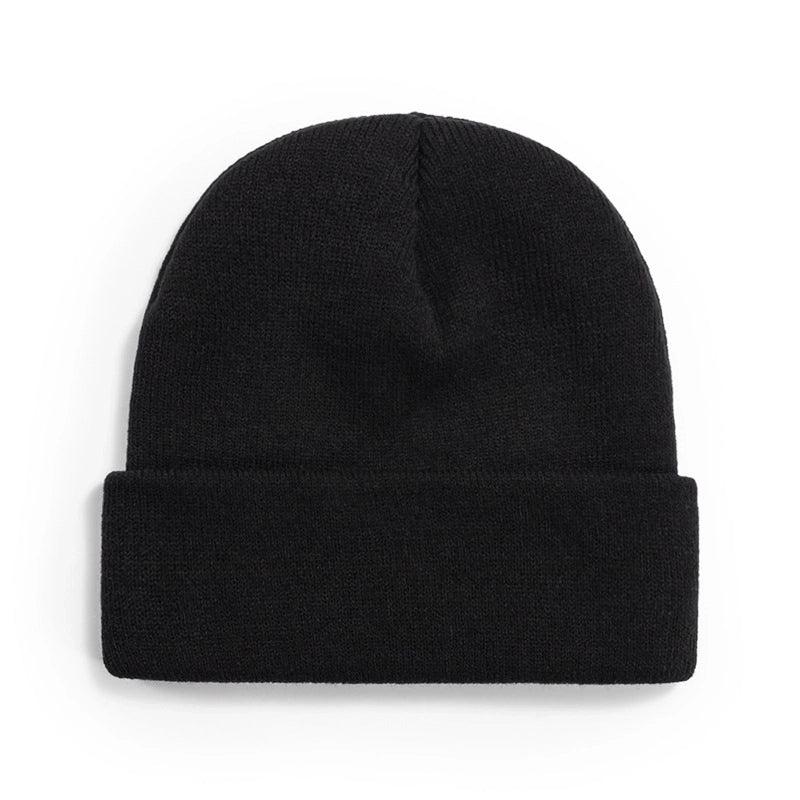 Unisex Minimalist Solid Color Eaveless Wool Cap