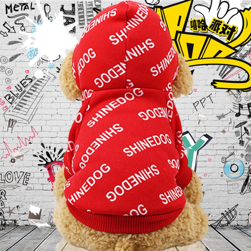 Clearance Autumn And Winter Fleece Sweater Pocket Two-legged Sports Style Pet Dog Cat Clothes Outdoor Manufacturers