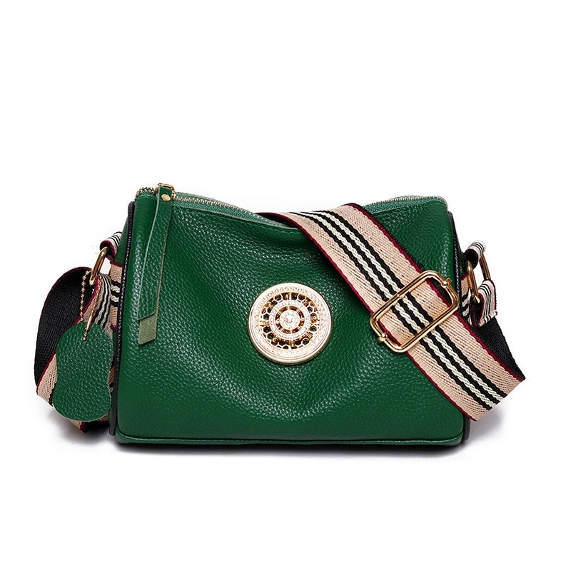 Women's Small All Seasons Leather Vintage Style Classic Style Square Bag