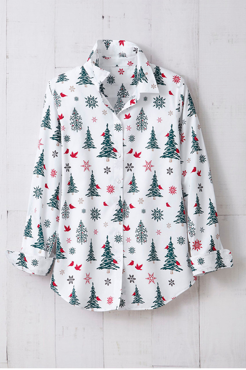 Forest Whimsy No-Iron Shirt