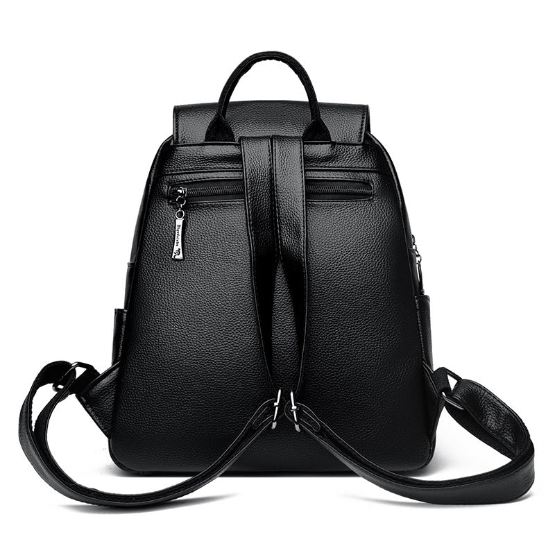 Textured Large Capacity  Women's Backpack
