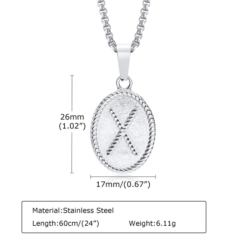 304 Stainless Steel Vintage Style Minimalist Classic Style Plating Letter