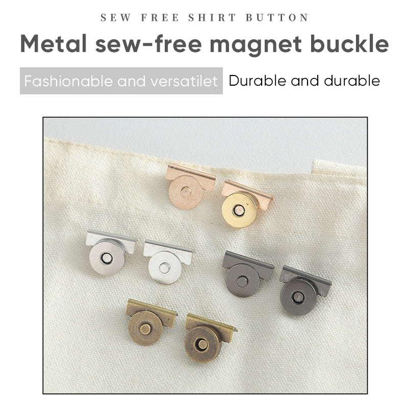 Metal seamless magnetic buckle