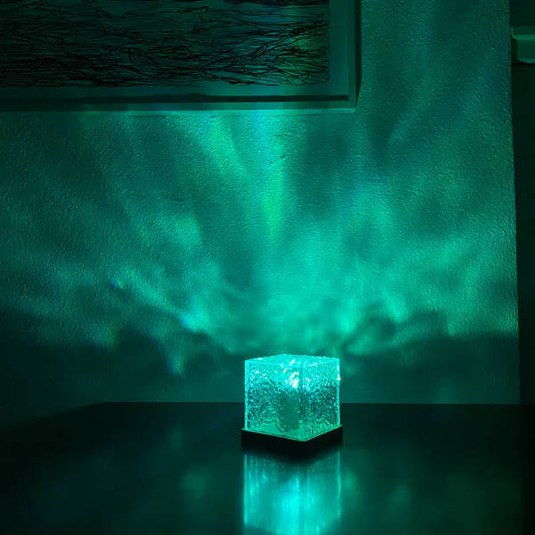 Dynamic Shadow Water Pattern Rotating Atmosphere Night Light