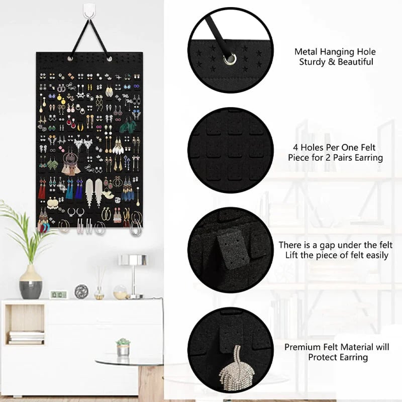 Felt Hanging Jewelry Organizer(💥💥Buy 2 free shipping)