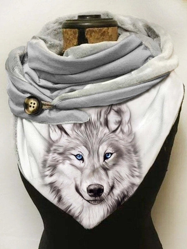 Women's Vintage Style Hedgehog Cat Butterfly Nylon Shawl
