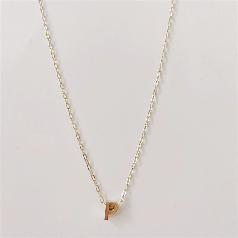 Casual Classic Style Streetwear Letter 304 Stainless Steel Plating Pendant Necklace