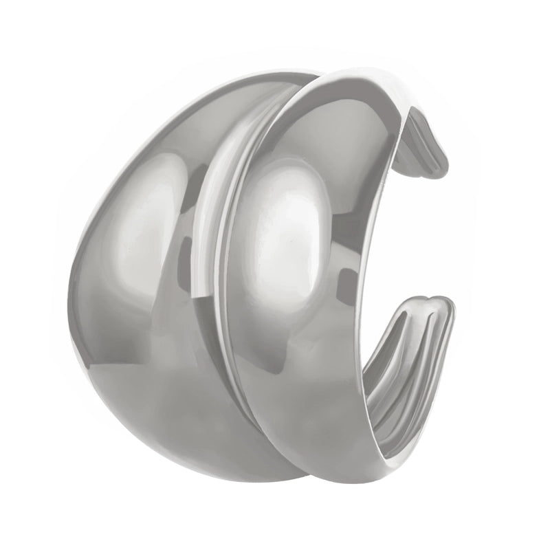 Minimalist Solid Color Titanium Steel No Inlay 18K Gold Plated Plating Rings