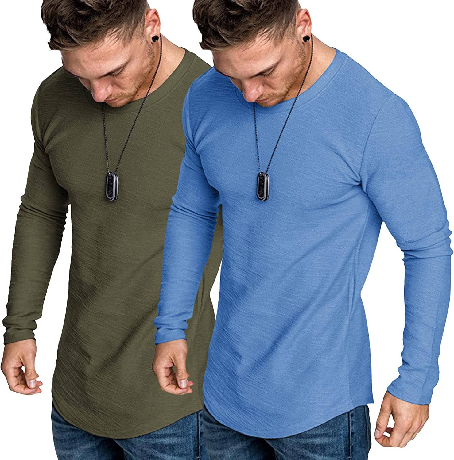 2-Pack Muscle Fitted Workout T-Shirt (US Only)