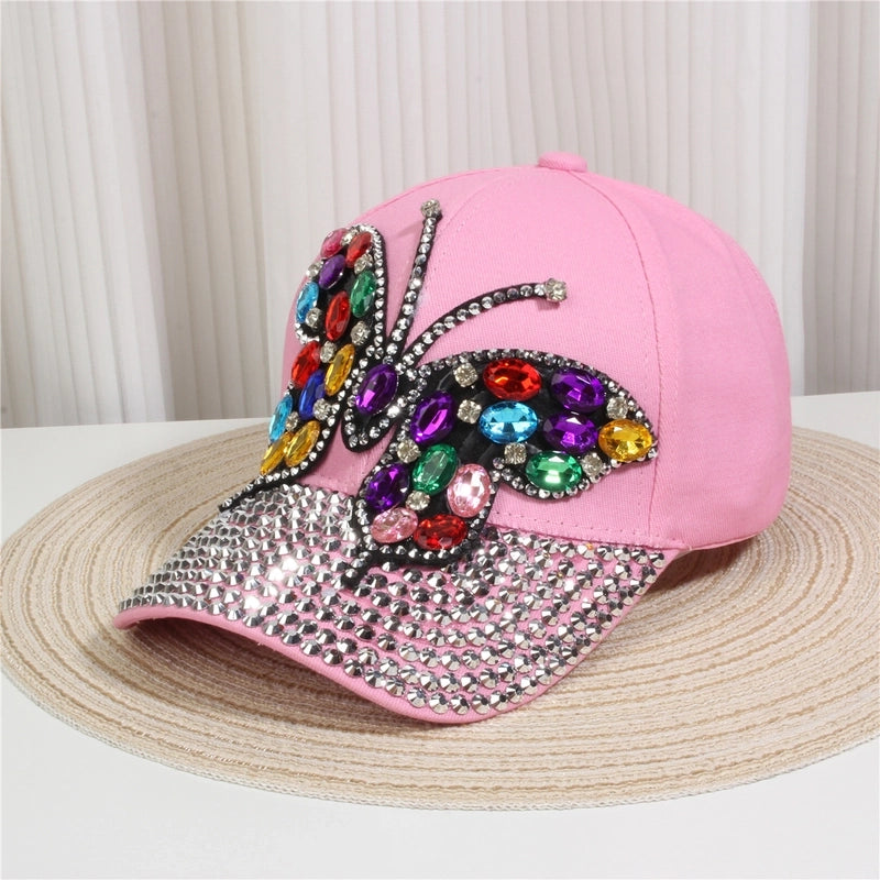 Unisex Streetwear Letter Usa Flower Curved Eaves Baseball Cap