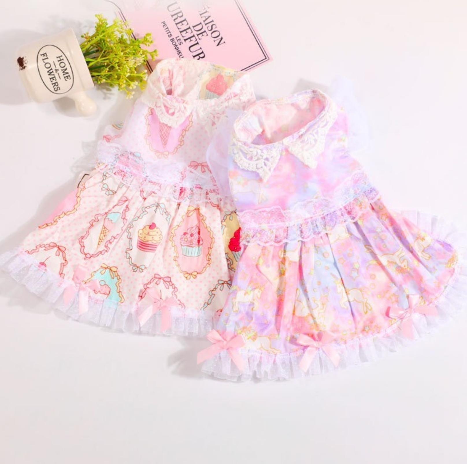 Pet Ice Cream Summer Dress
