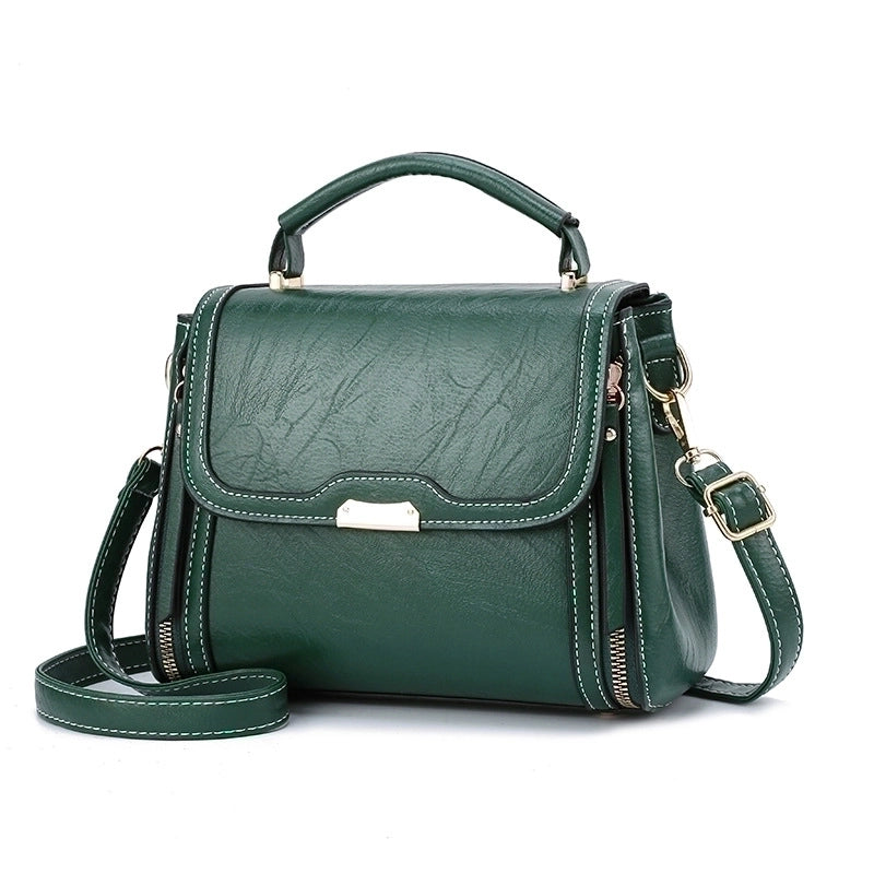 Women's Small All Seasons Pu Leather Basic Square Bag