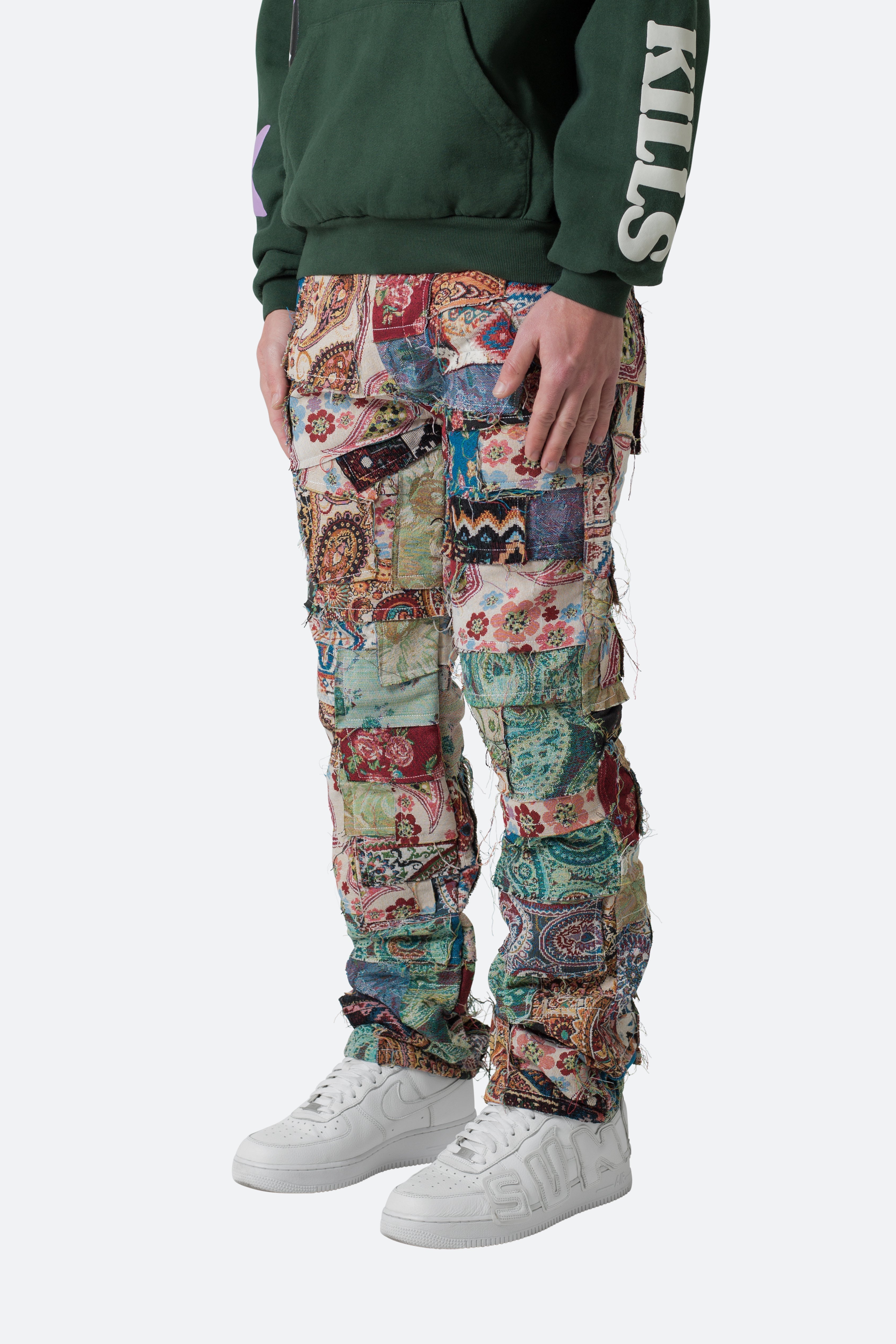 Paneled Blanket Pants - Multi