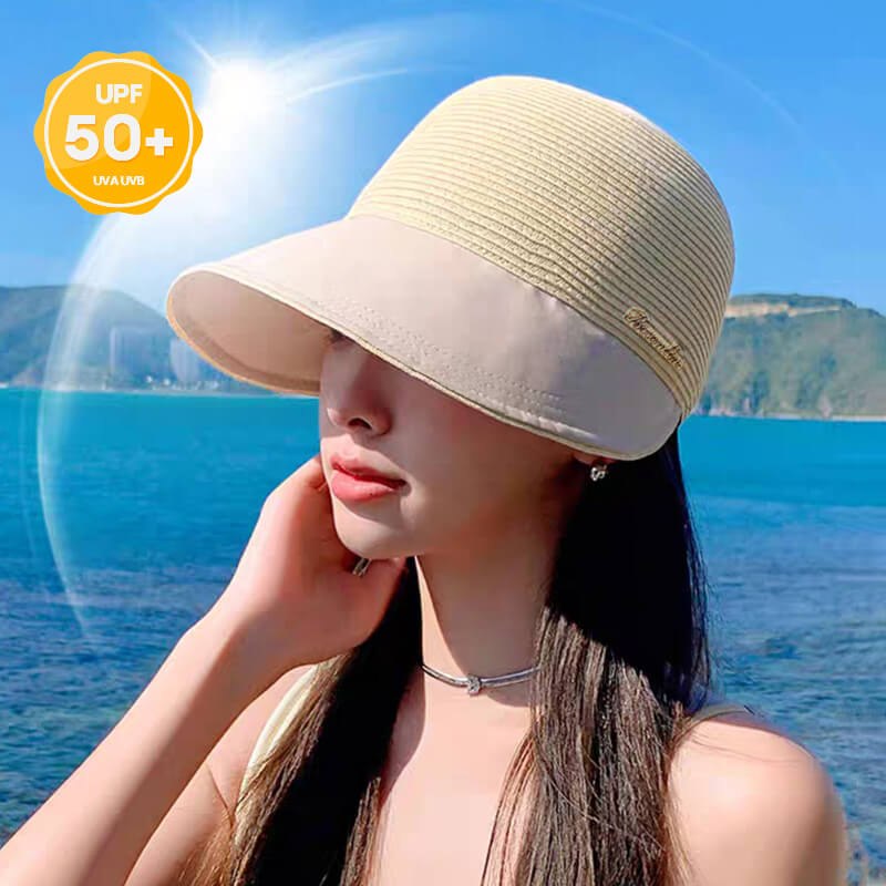 Women's large brim sunscreen hat for beach outing in summer50% OFF