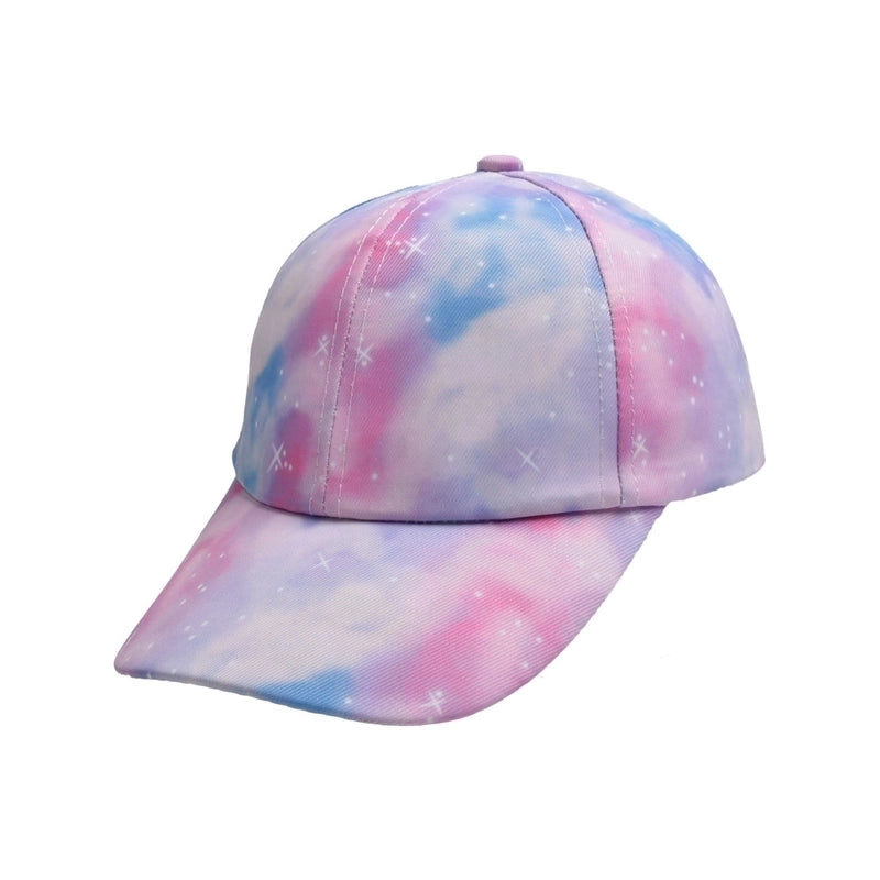 Children Unisex Basic Minimalist Gradient Color  Printing Ivy Cap