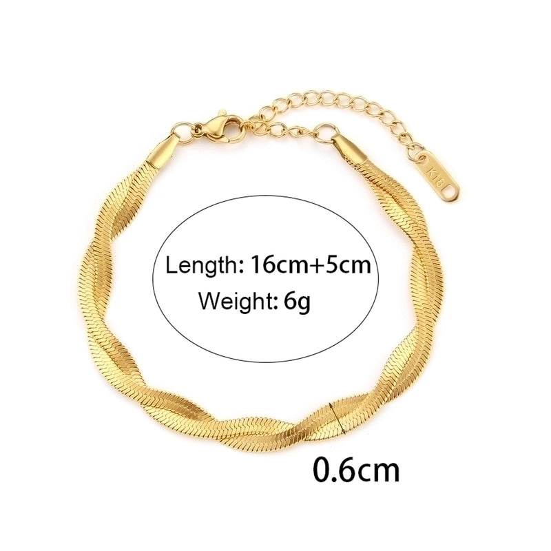 Minimalist Solid Color 304 Stainless Steel 18K Gold Plated Plating Necklace