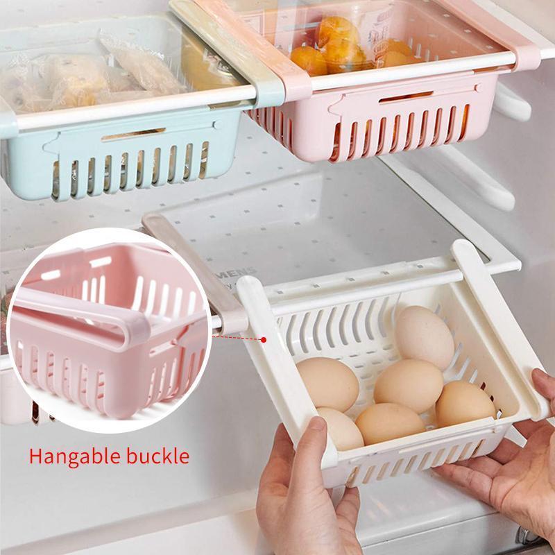 Kitchen Storage Refrigerator Partition Storage Rack