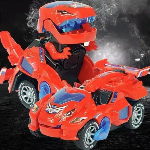 🔥  Special Sale 48% OFF🎁 LED DINOSAUR TRANSFORMATION CAR TOY