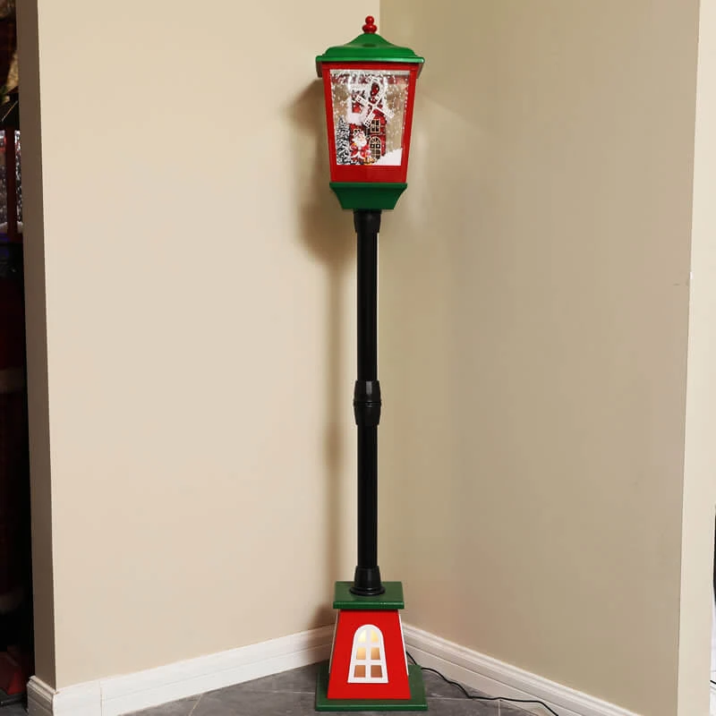 Christmas Snowing Music Floor Lamp