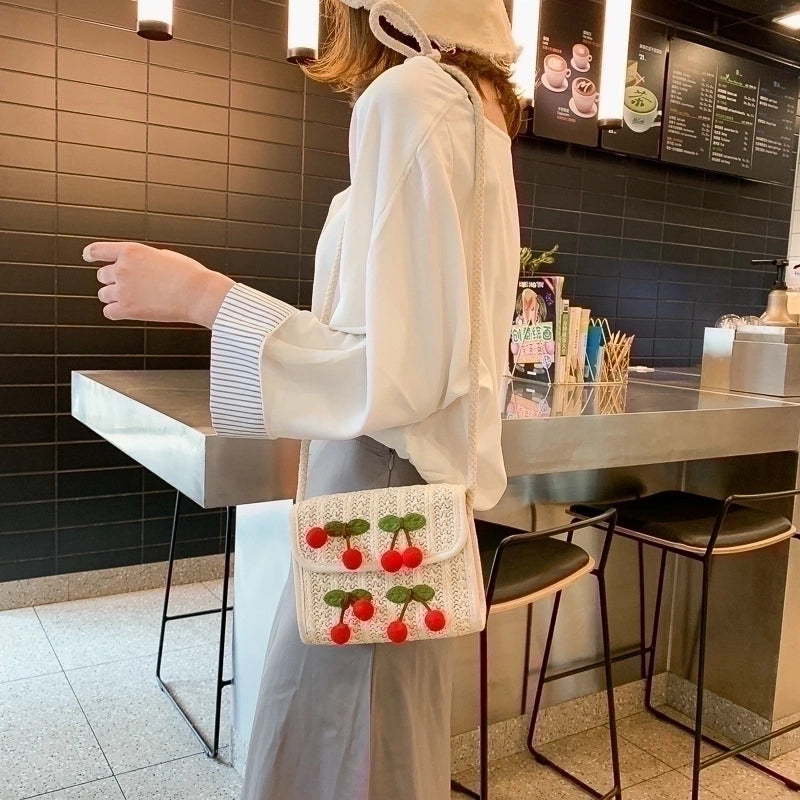 Women's Small All Seasons Straw Streetwear Straw Bag