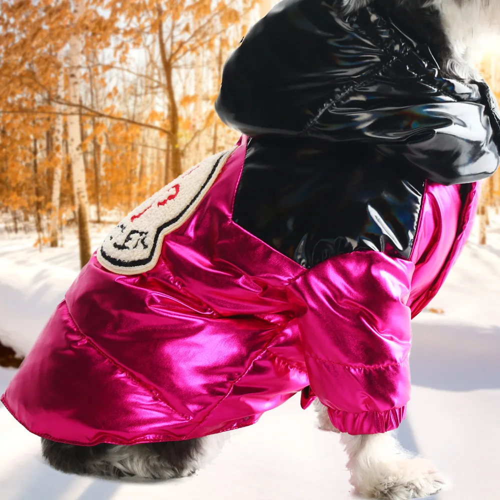 Pet supplies Winter warm thickening dog down jacket puppy coat wholesale Luxury designer pet dog clothes small and medium dogs