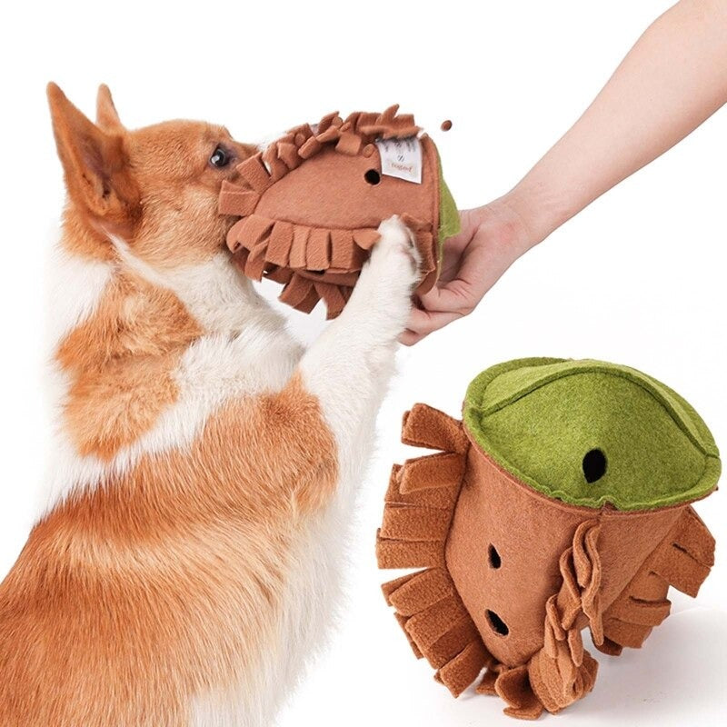 Dog Snuffle Mat Plush Nut Toy