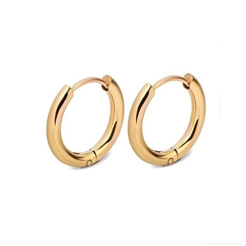 1 Piece Hip-Hop Basic Geometric 330 Stainless Steel Stainless Steel Earrings