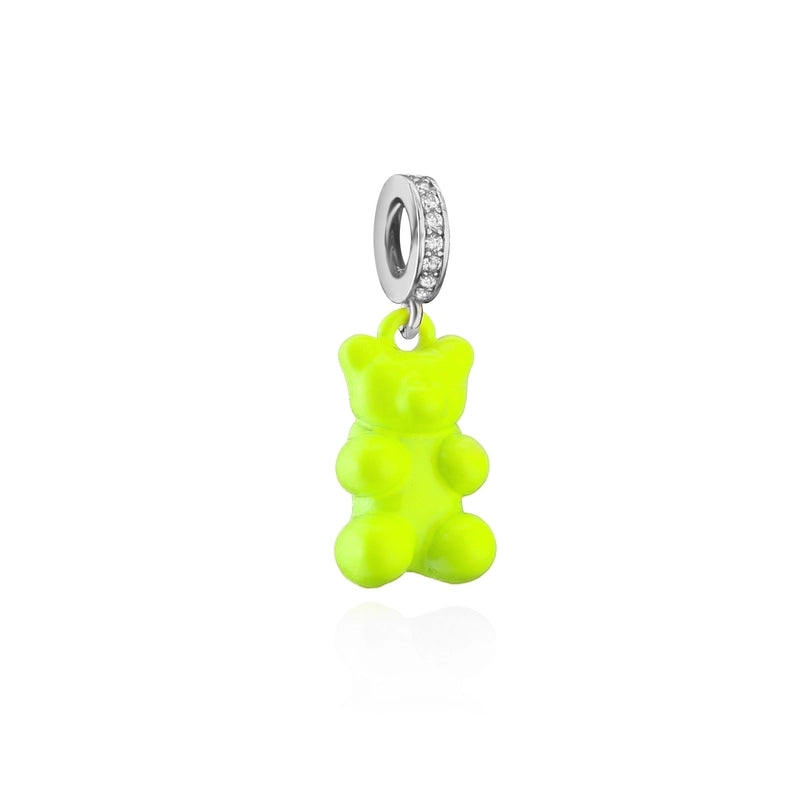 Jewelry Painted Bear Color Pendant Copper Jewelry Accessories Diy Jewelry Necklace Bracelet