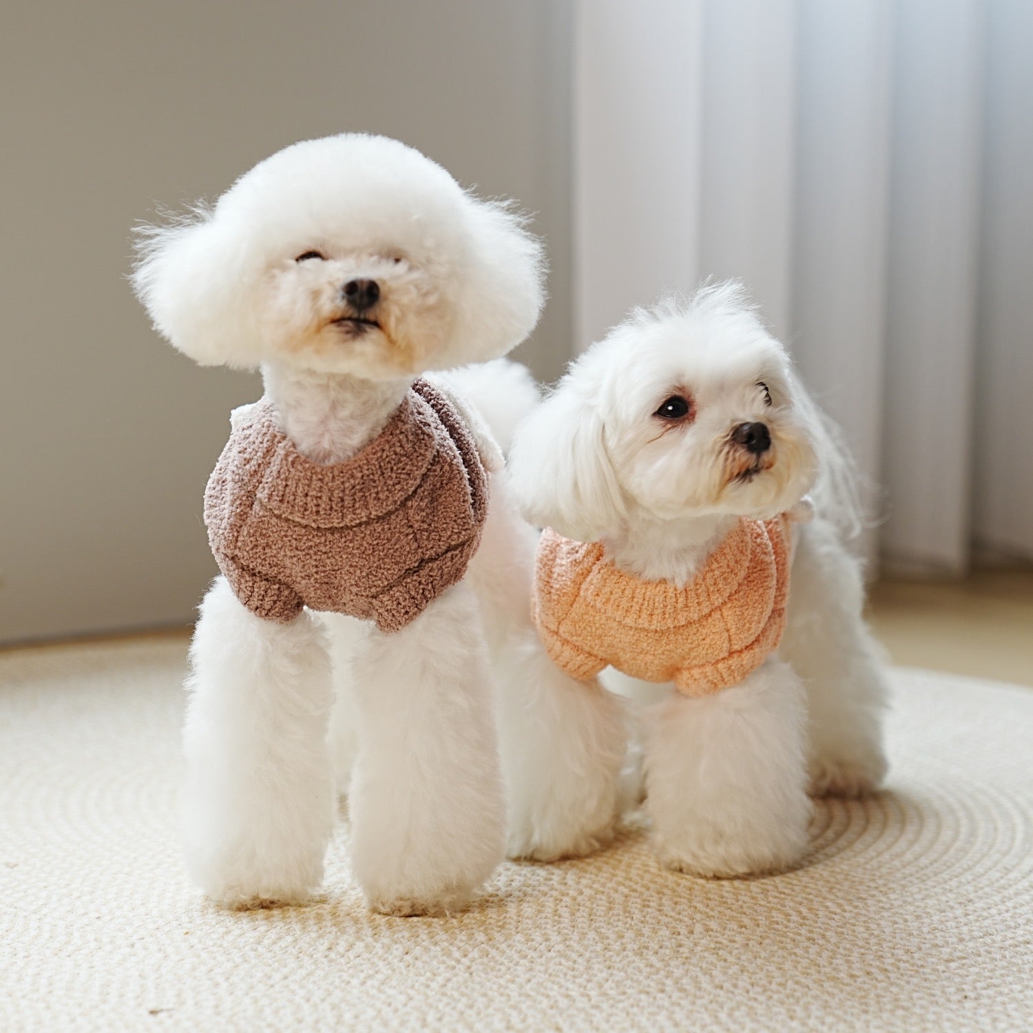 Soft Warm Bear Head Pattern Dog Cat Sweater