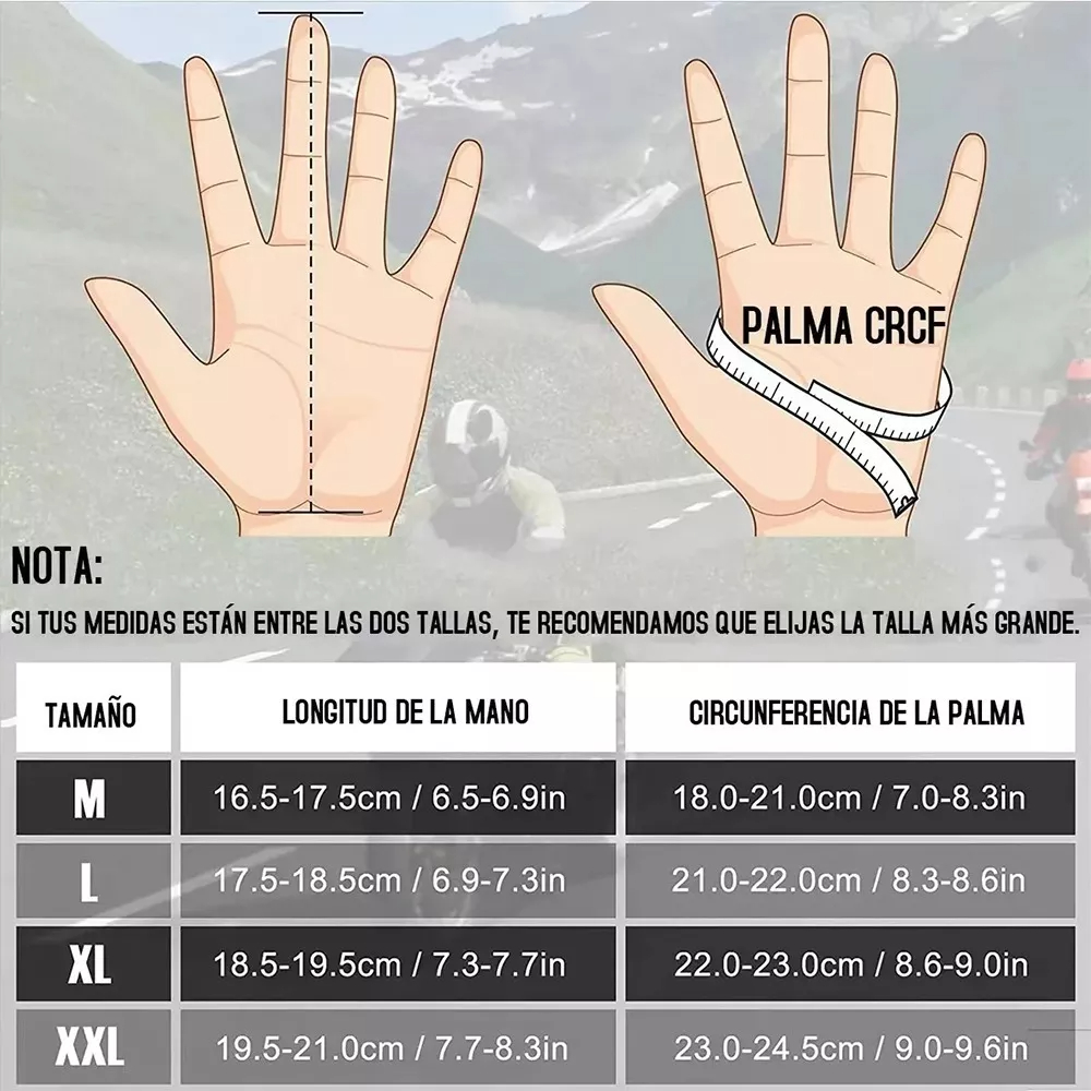 Guantes De Proteccion Anti Derrape Pantalla Táctil Para Moto