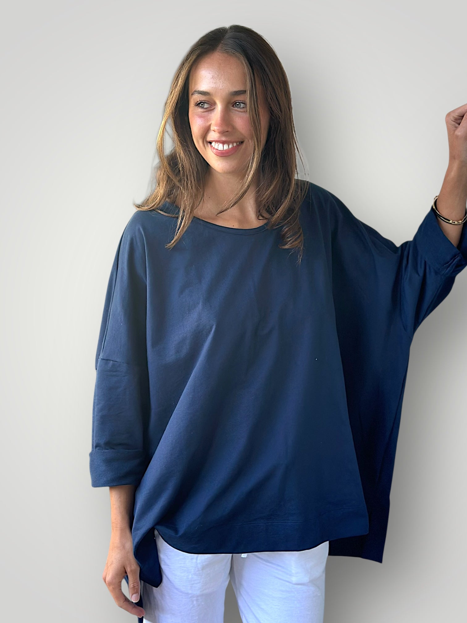 hunter top - navy knit