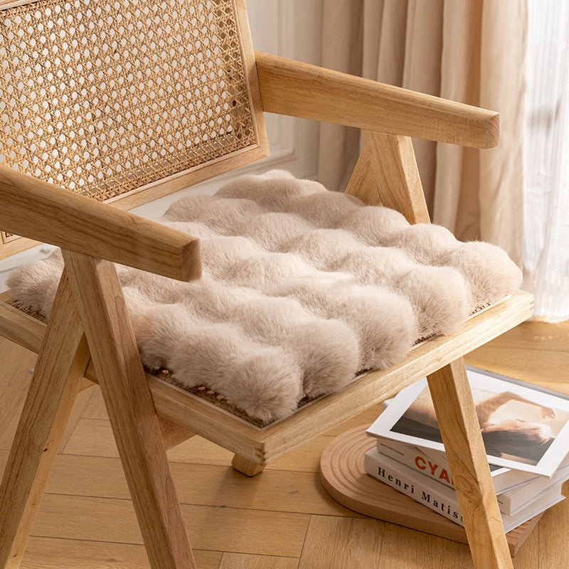 Cushion Plush Chair Cushion Office Long-sitting Butt Cushion Dining Chair Stool Cushion Seat Cushion Chair Cushion