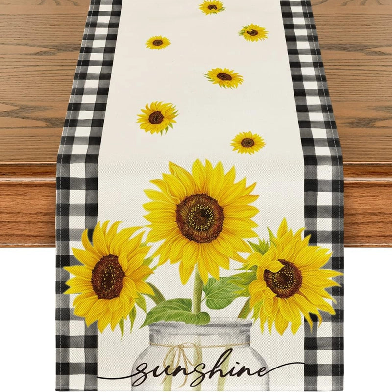 Minimalist Letter Fruit Flower Linen Tablecloths