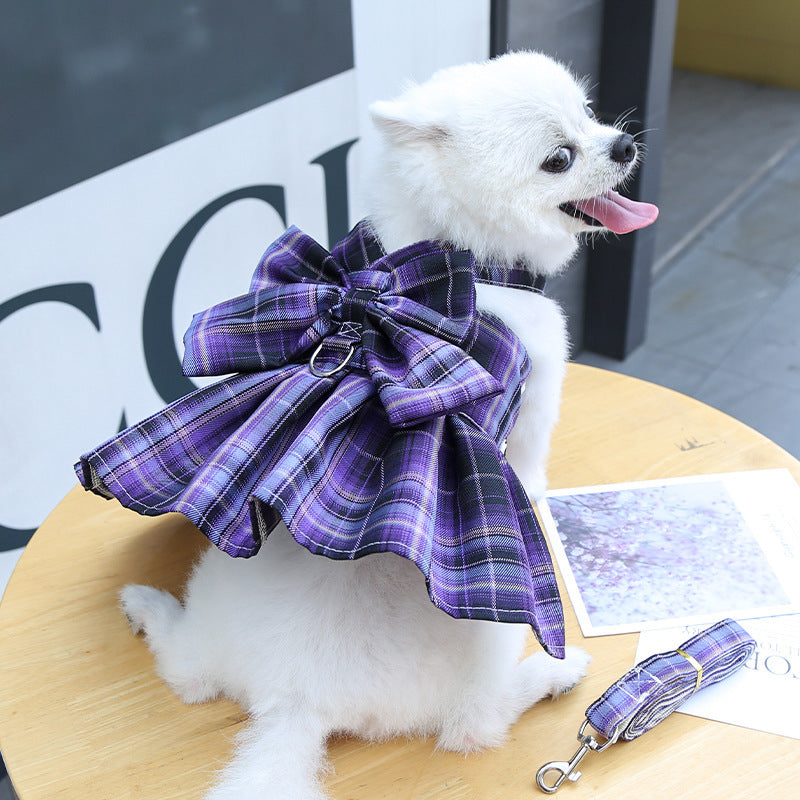 Collar Harness Cute Pet Harnesses With Breast Straps