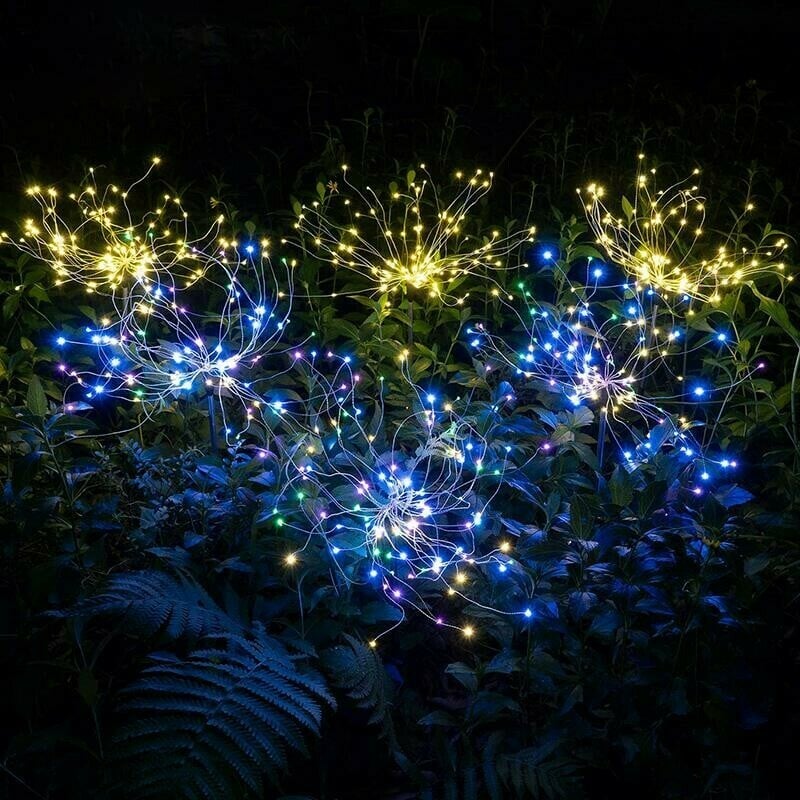 💥Black Friday Hot Sales - 49% OFF💥Waterproof  Solar Garden Fireworks Lamp