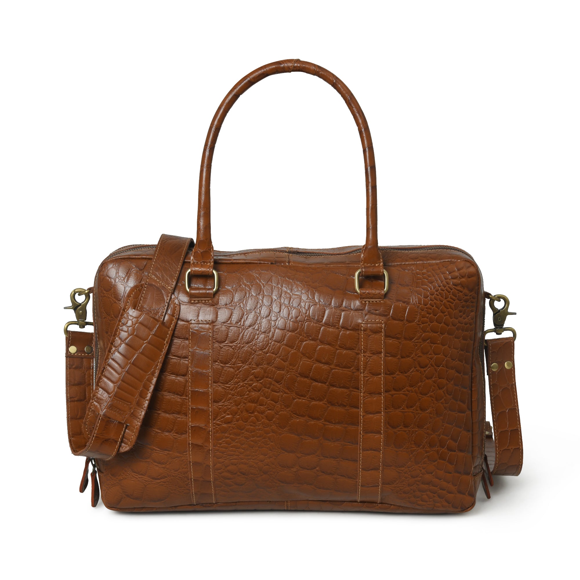 Premium Buffalo Leather Laptop Office Briefcase