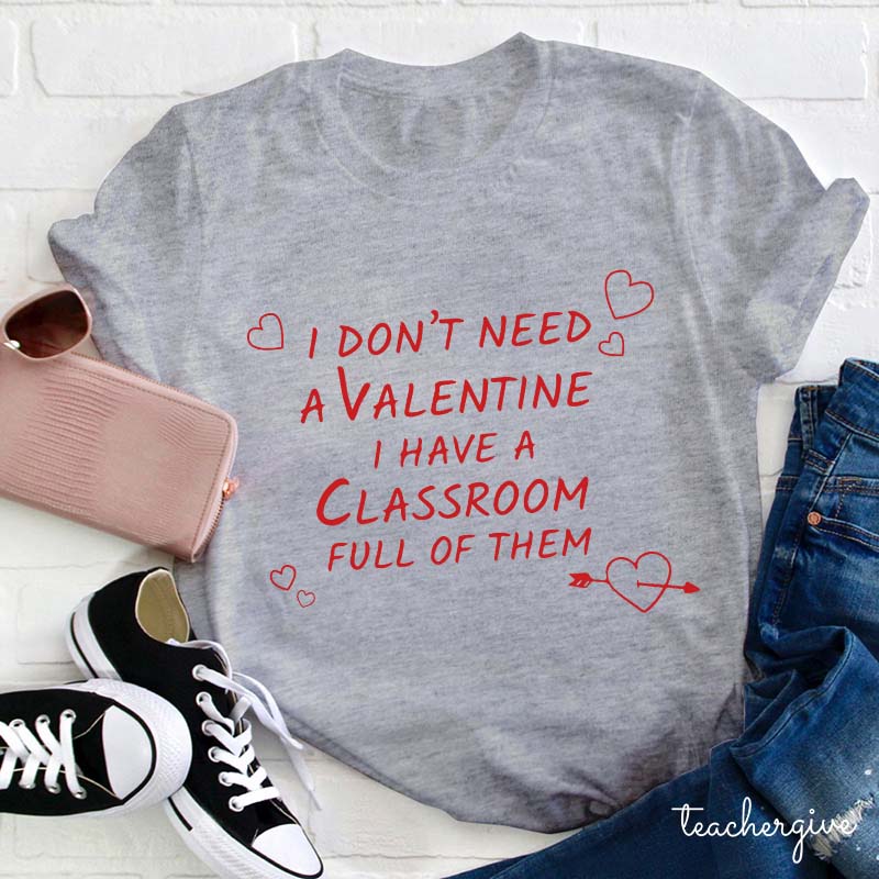 One Loved Teacher Valentine Teacher Love T-Shirt