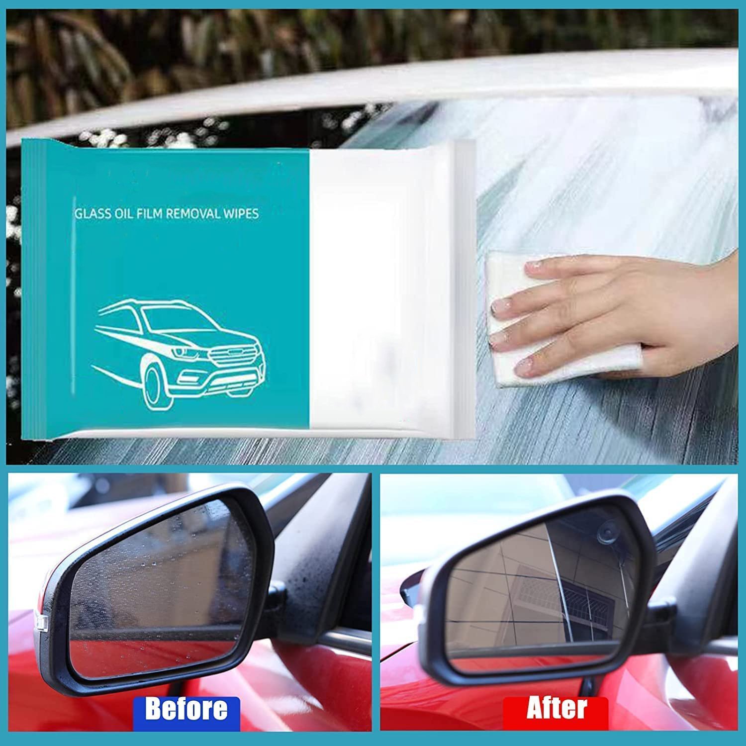 ✨Hot sale 48% OFF✨Car Glass Oil Film Removal Wipes