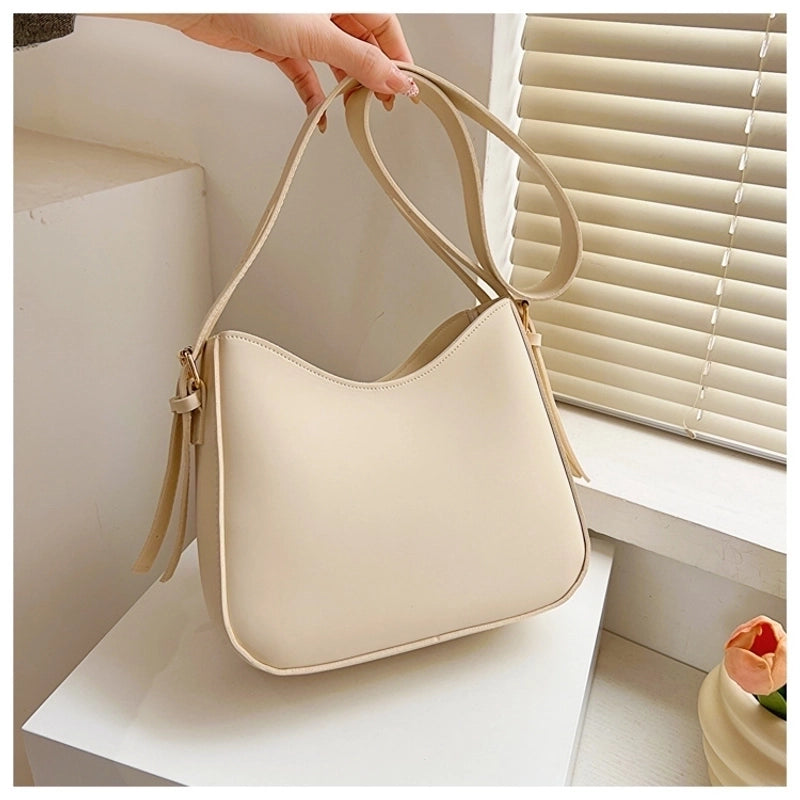 Texeled Bag Women's Summer New Fashionable Western Style Shoulder Underarm Bag Shoulder Crossbody Texeled Bucket Bag