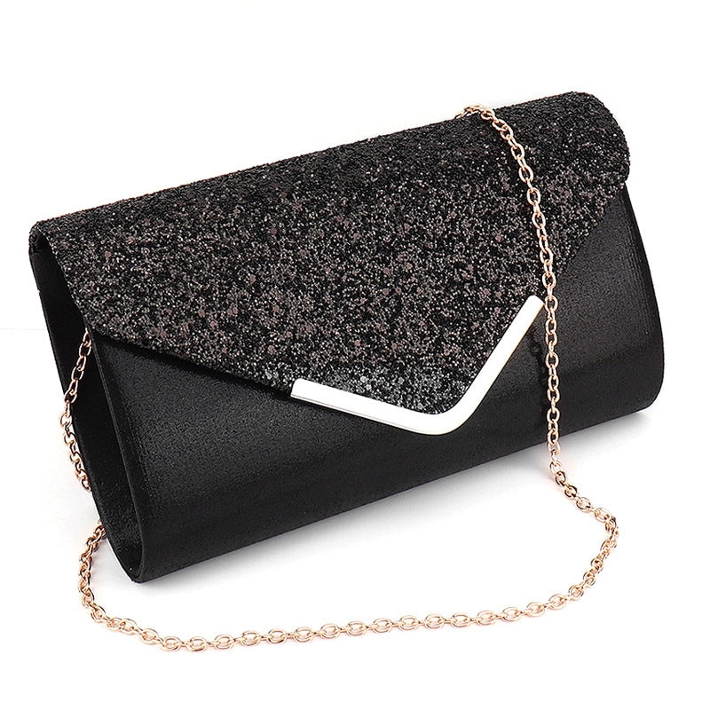 Fashion Style PU Sequined Evening Bag Cosmetic Bag Evening Bag