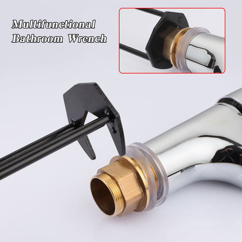 🔥2024 HOT SALE 49% OFF 🔥🔧Multifunctional Sink Wrench Universal Double Ended Wrench Sink Faucet Plumbing Tools Bathroom Faucet and Sink Repair Tools🔧