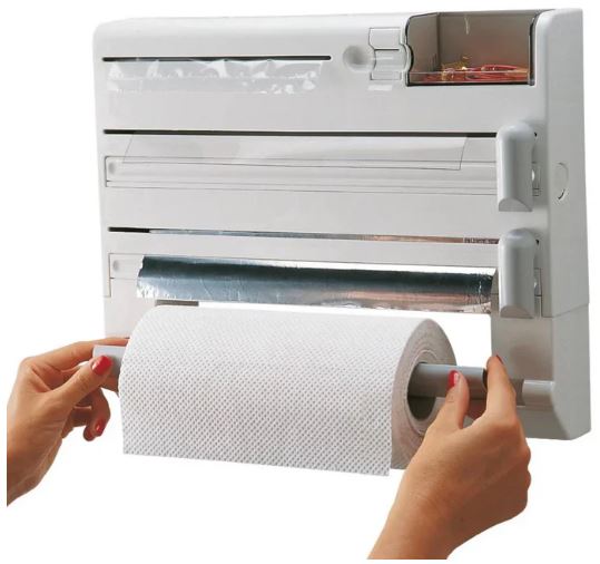 Kitchen Multi Purpose Tissue. Foil Role Dispenser