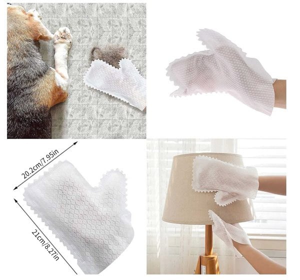 Home Disinfection Dust Removal Gloves(60 PCS)