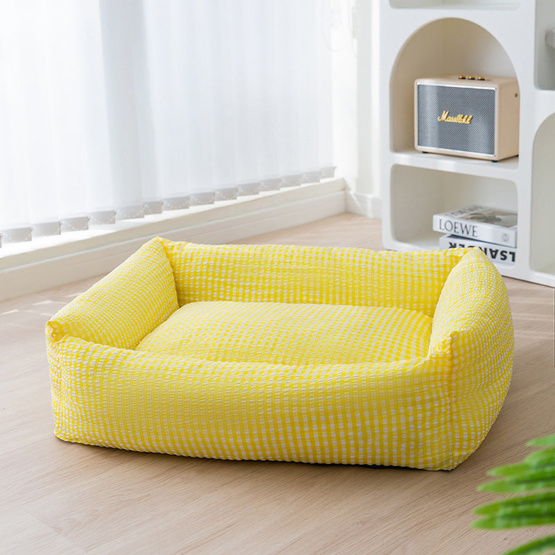 Rectangle Washable Dog Bed Breathable Pet Bed